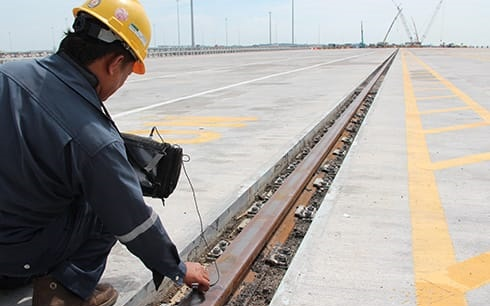 Gantry, Square Bar, LBS Rail Erection & Alignment